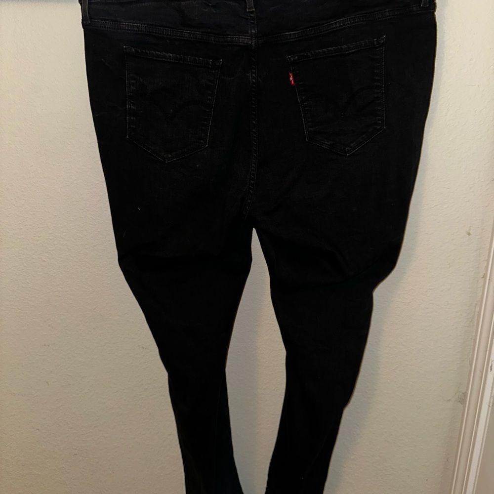 Levi's Black Skinny Jeans Sleek Tapered Fit